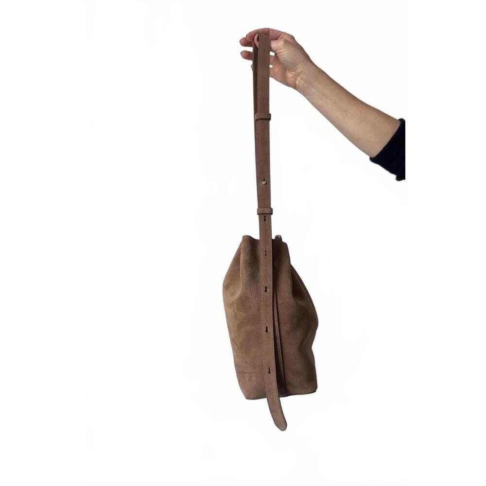 NEW AESTHER EKME women's marin supple handbag in suede date - Picture 3 of 8